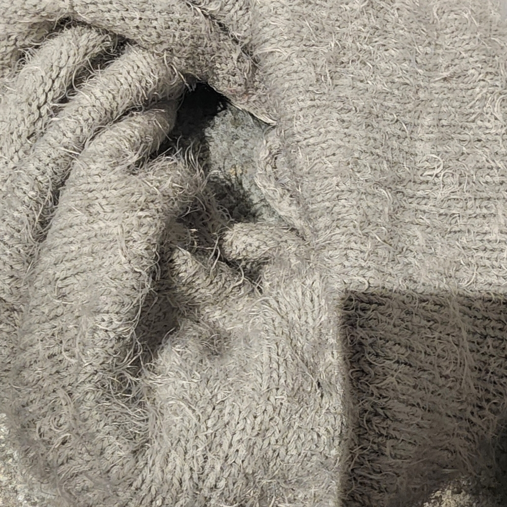 Soft Grey Infinity Scarf - Picture 3 of 3
